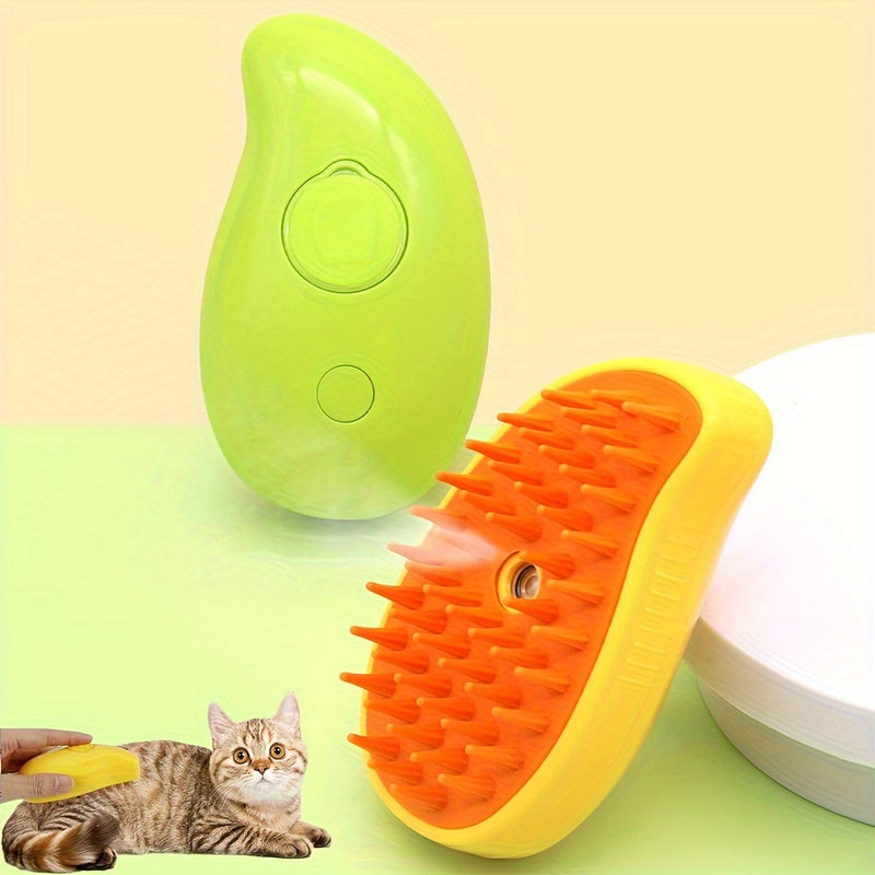 Self-Cleaning Cat Steam Brush