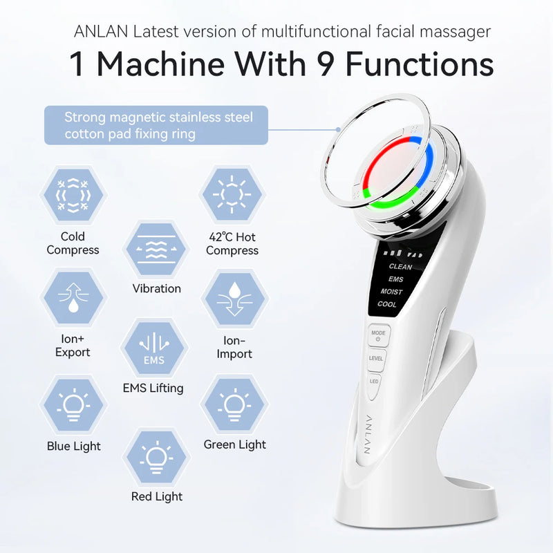 EMS Face Massager Pro – Dispositivo de Lifting Facial e Rejuvenescimento da Pele