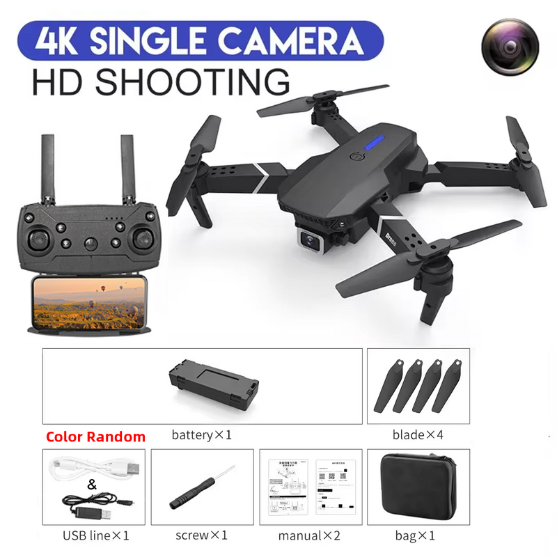 E88 Pro Drone – 1080P Dual Camera