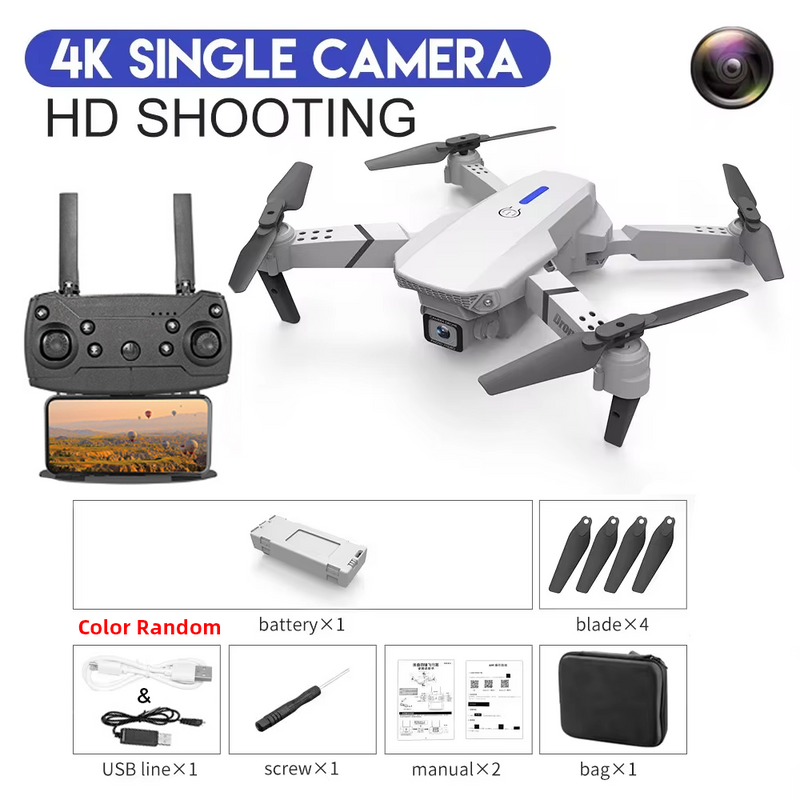 E88 Pro Drone – 1080P Dual Camera