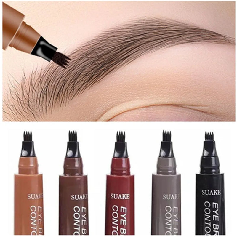 4D Microblading Eyebrow Pen – Long-Lasting Brow Tattoo Pencil