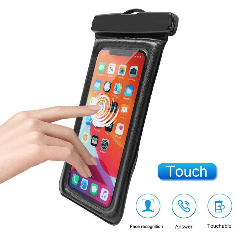 Waterproof Floating Phone Case for iPhone & Samsung – Swim Bag Design