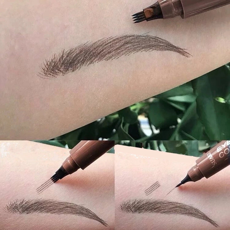 Caneta para sobrancelhas 4D Microblading – Lápis para tatuagem de sobrancelhas de longa duração