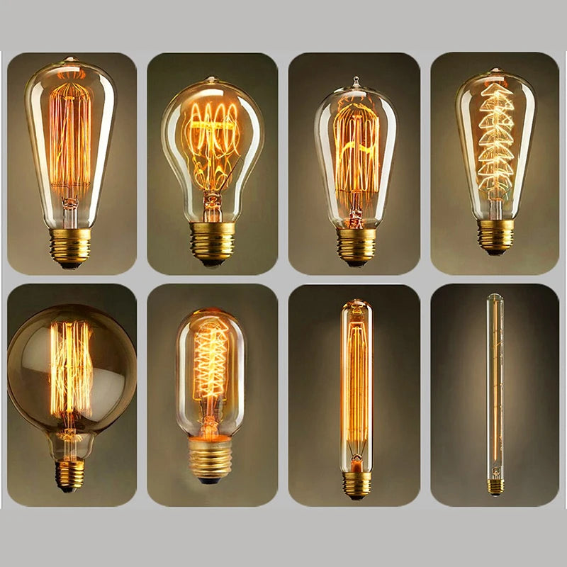 Dimmable Edison Light Bulb E27 40W 220V