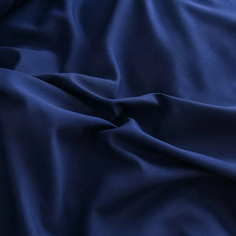 Dark Blue Fitted Bed Sheet