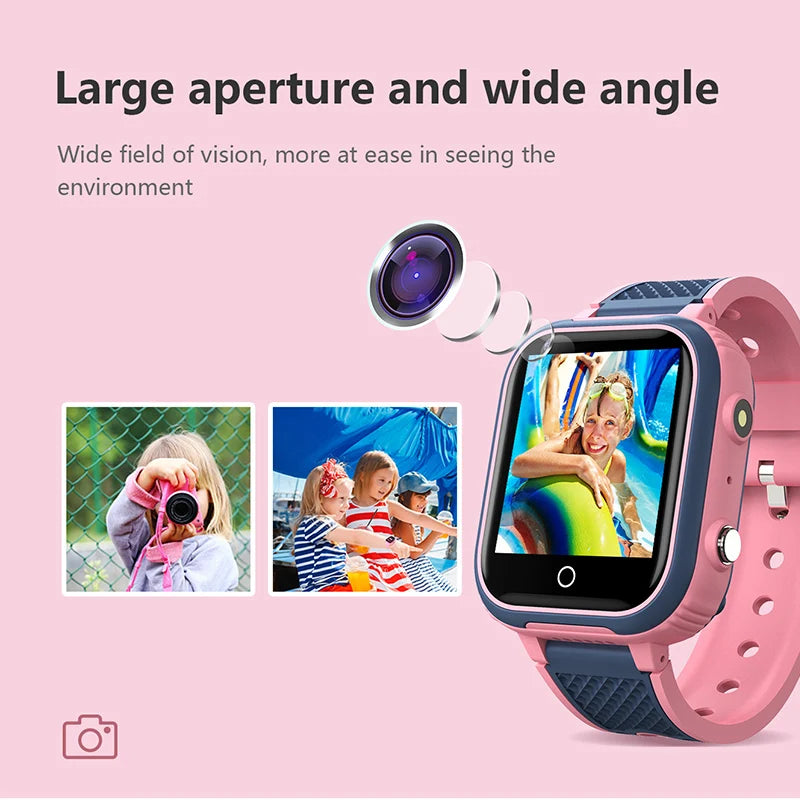 LT21 4G Smartwatch für Kinder – GPS, Videoanruf, wasserdicht, SOS, Kamera