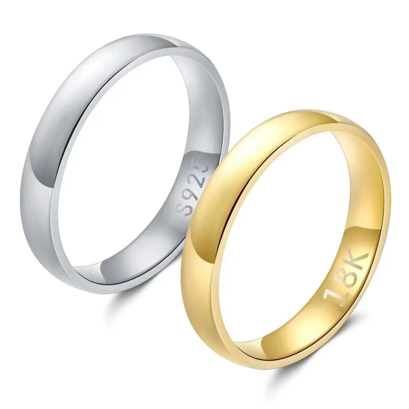 Gold-Plated Wedding & Engagement Ring for Women