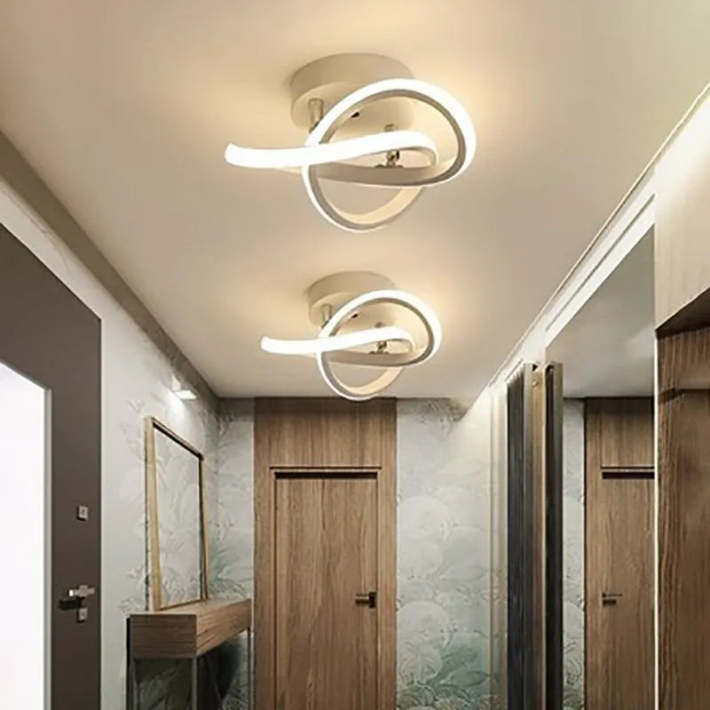 Modern LED Strip Ceiling Lights – Minimalist Home Decor for Living Room, Balcony, and Staircase