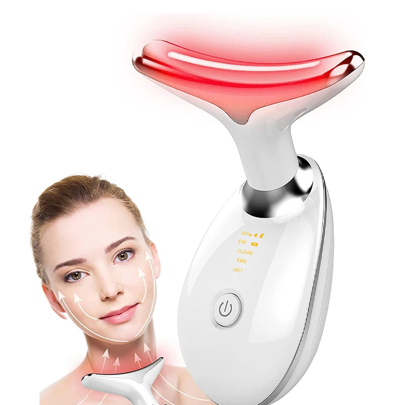 LED Neck & Face Massager - Skin Tightening Device