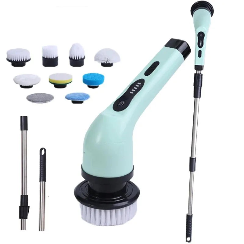 Wireless Electric Cleaning Brush – Multi-Functional Rotating Cleaner for Home & Auto