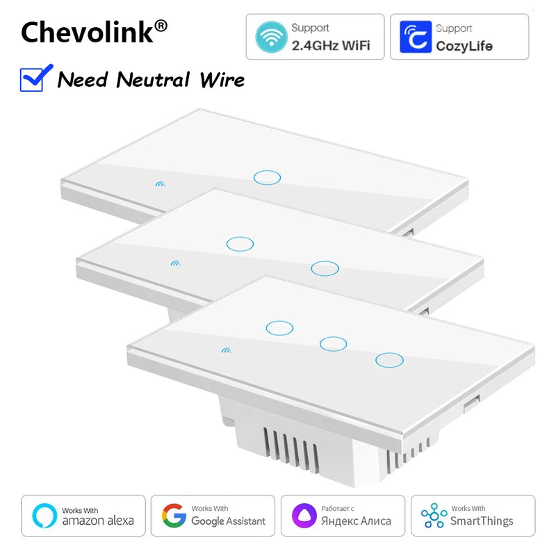 Smart Home WiFi Light Switch - Voice Control for Alexa & Google Home