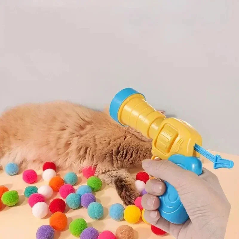 Interactive Plush Toy Launcher for Cats