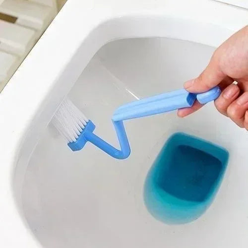 Curved Toilet Brush - Long Handle Cleaner