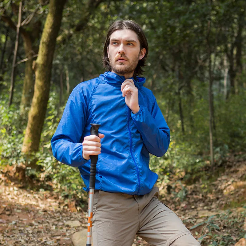 Men's & Women's Waterproof Camping Windbreaker Jacket