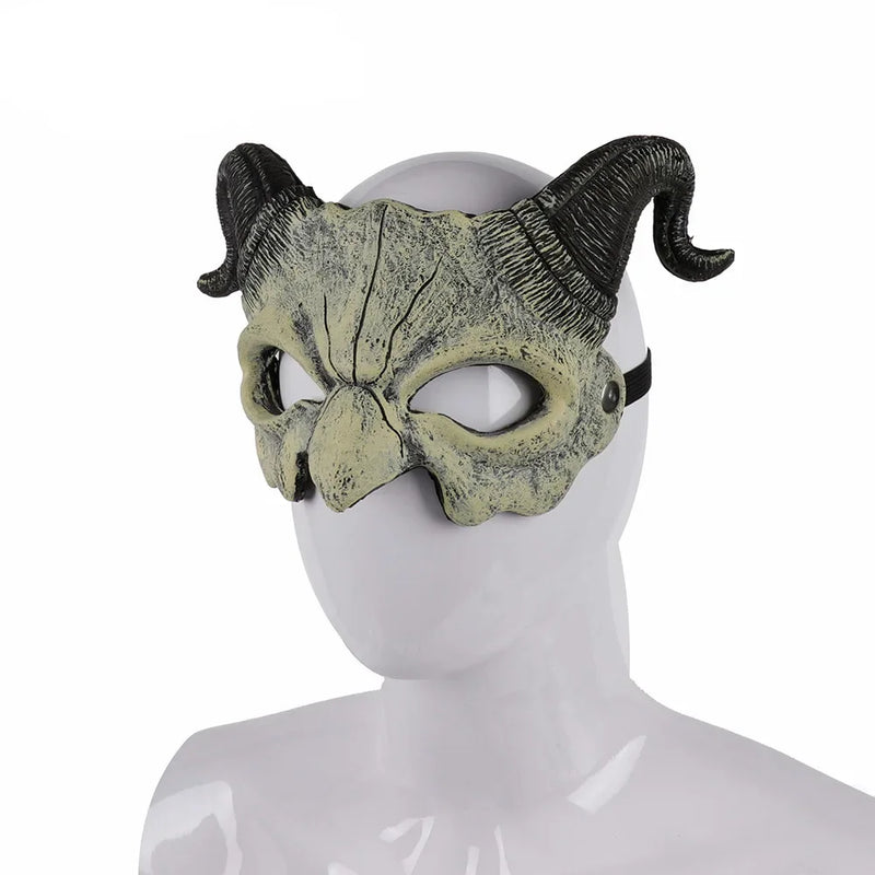 Devil Horn Half Mask