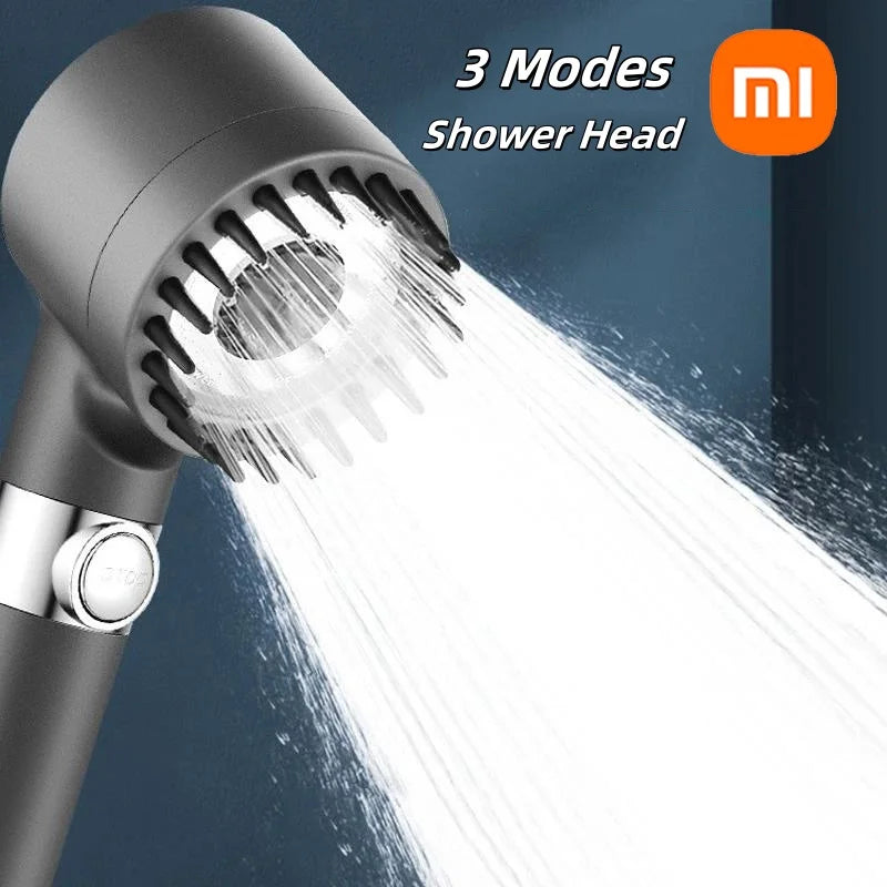 Xiaomi 3-Modus Hochdruck-Duschkopf mit Massagebürste