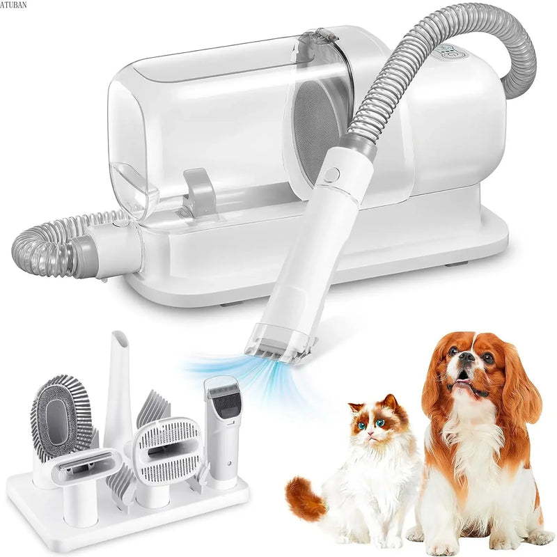 Pet Grooming Vacuum Kit – 2.3L Capacity for Efficient Pet Hair Cleaning