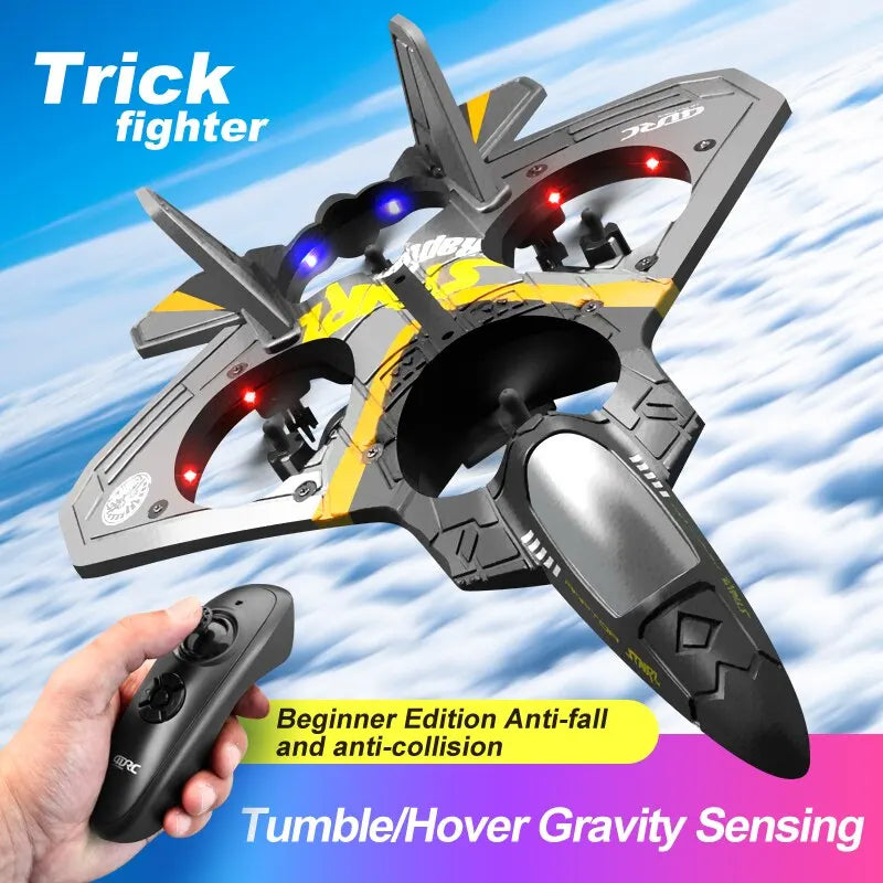 V17 RC Fighter Plane – 2.4G Remote Control Airplane for Kids