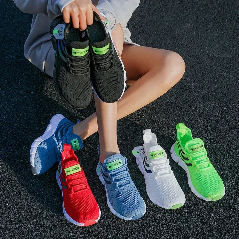 Women’s Lightweight Casual Sneakers - Breathable Jogging Trainers