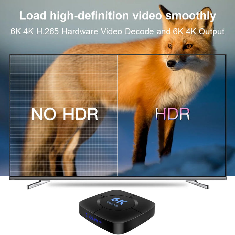 HONGTOP TV Box - Android 10, 6K & 4K