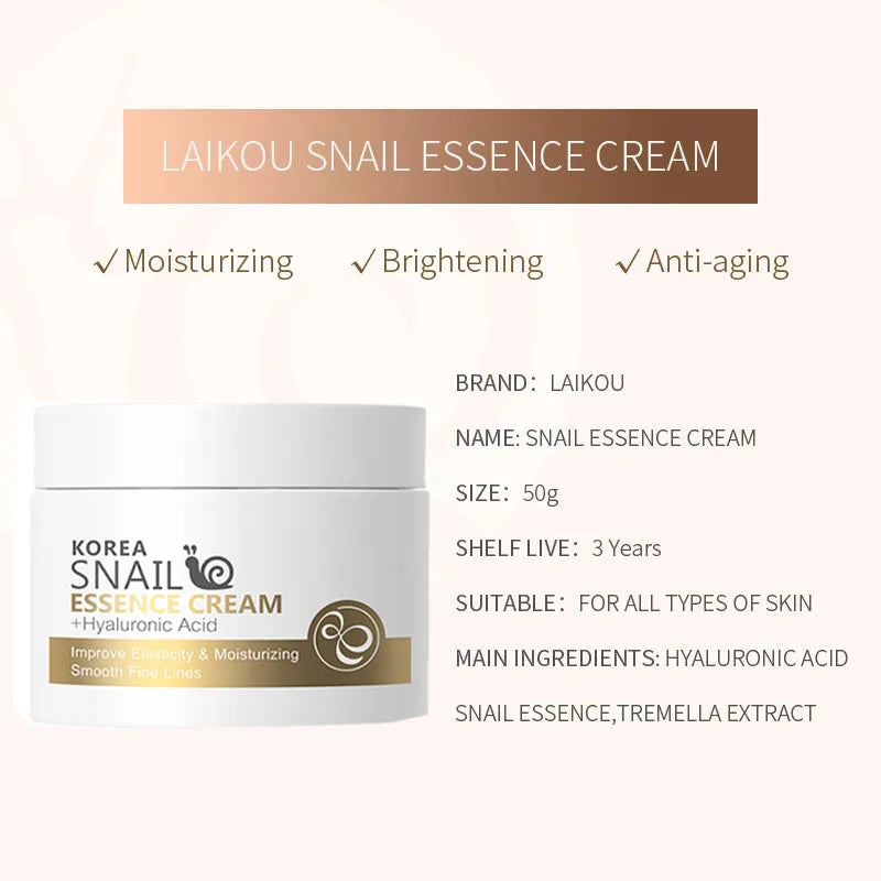 Snail Collagen Anti-Aging Cream - Feuchtigkeitsspendende und straffende Gesichtspflege