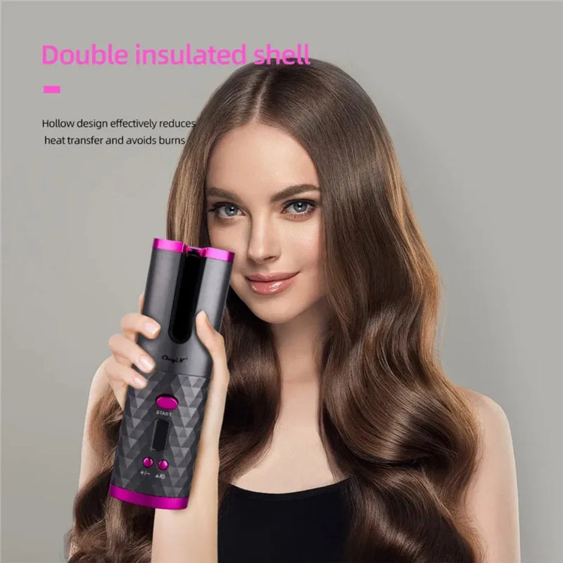 Wireless Auto Hair Curler – Quick, Silky Curls