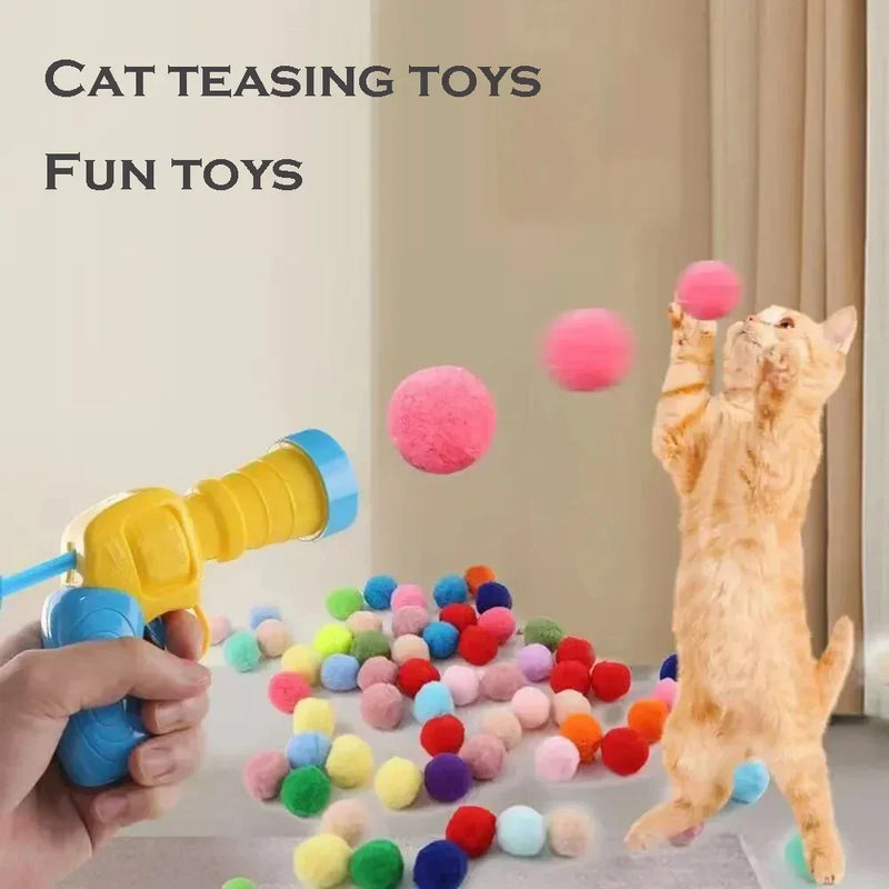 Interactive Plush Toy Launcher for Cats