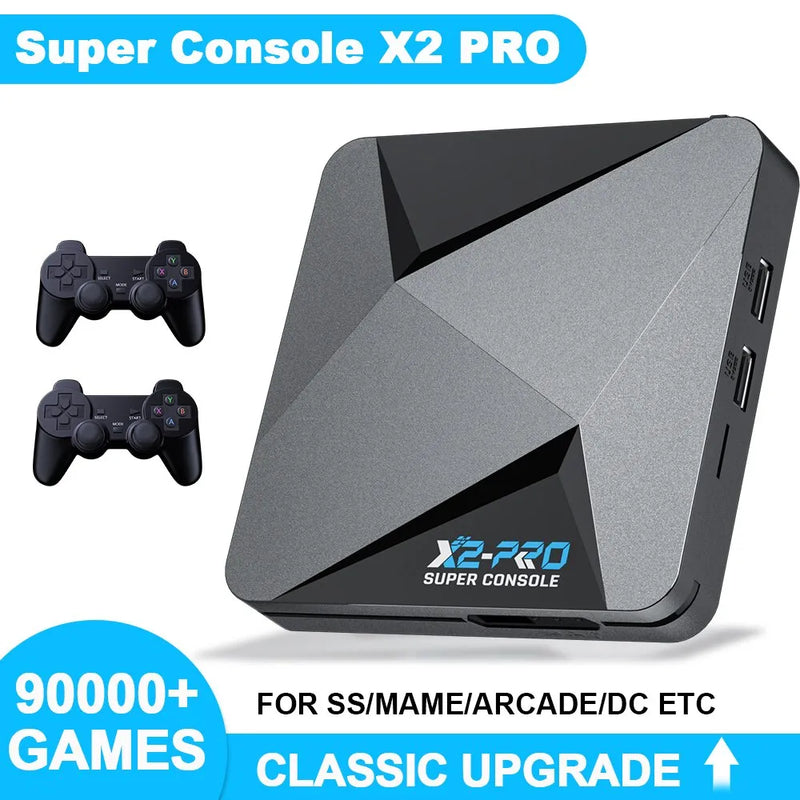 Super Console X2 Pro mit 90.000 Spielen – Retro-Spielkonsole