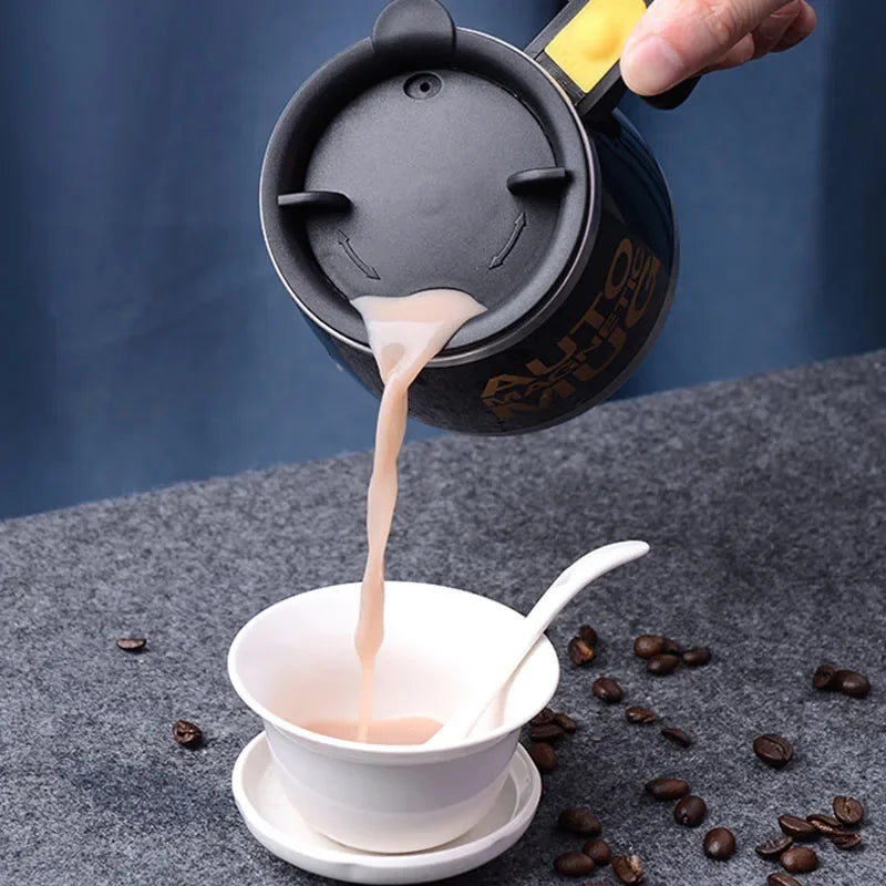 Caneca Automática com Agitação Automática – Liquidificador Inteligente para Café e Leite