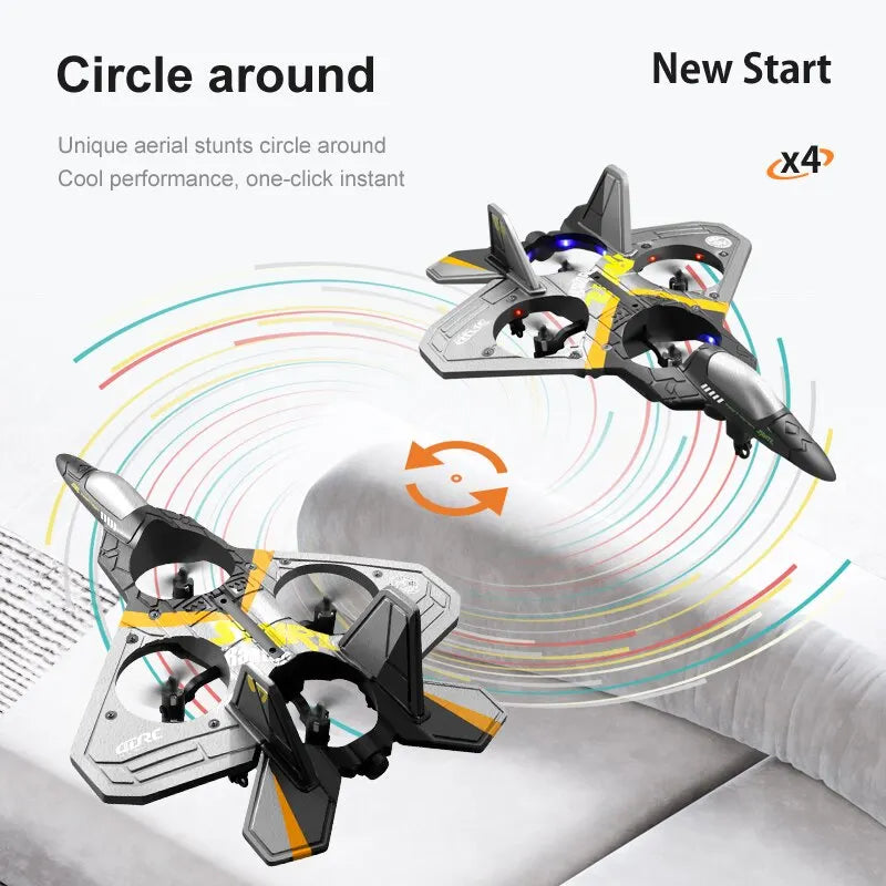 V17 RC Fighter Plane – 2.4G Remote Control Airplane for Kids