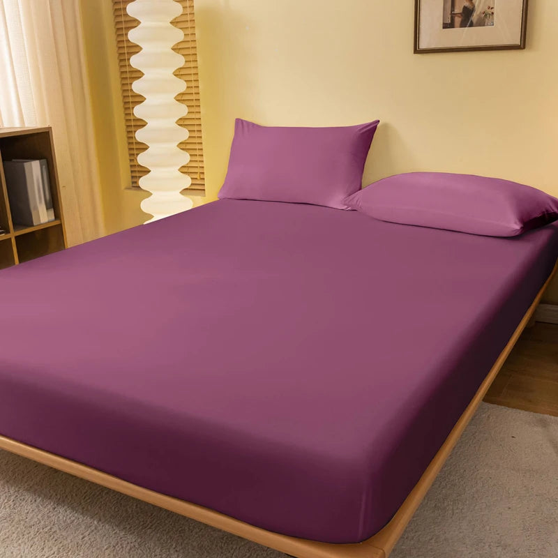 Matte Solid Bed Sheet