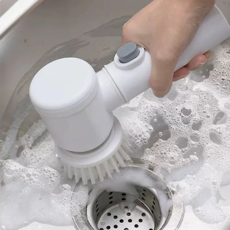 Wireless Electric Cleaning Brush – Multi-Functional Scrubber for Kitchen & Bathroom