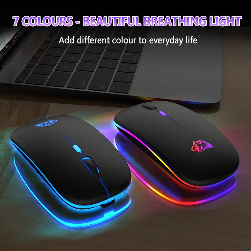 Maus Kabellos Bluetooth RGB