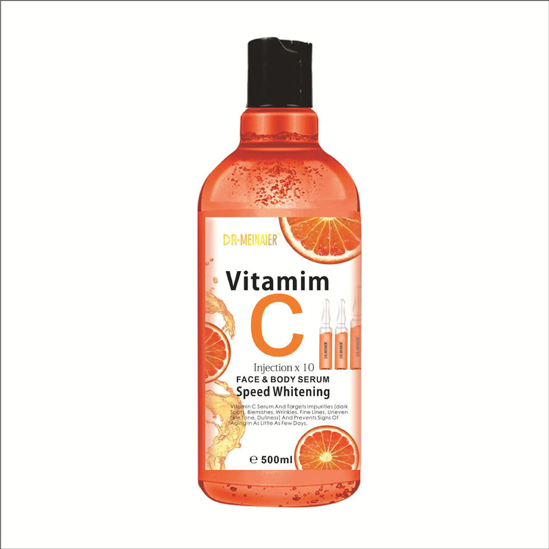 500 ml aufhellendes Körperserum mit Hyaluronsäure und Vitamin C