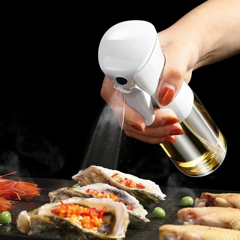 Frasco de spray de óleo de 200 ml – Dispensador de cozinha versátil