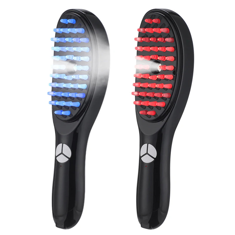 Electric Massage Comb – Hair Growth & Scalp Massager with Light Therapy