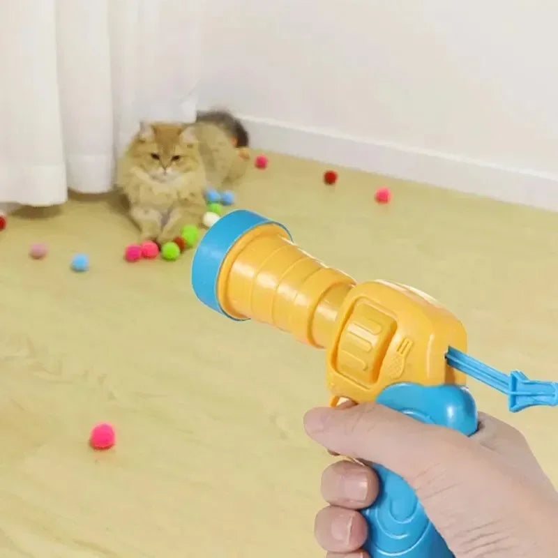 Interactive Plush Toy Launcher for Cats