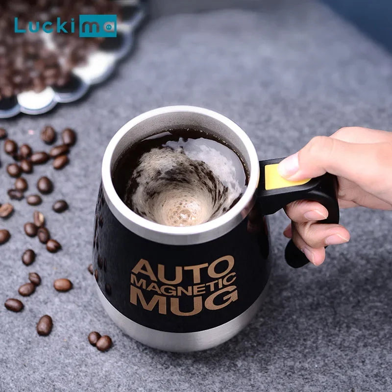 Automatic Self-Stirring Mug – Smart Blender for Coffee & Milk