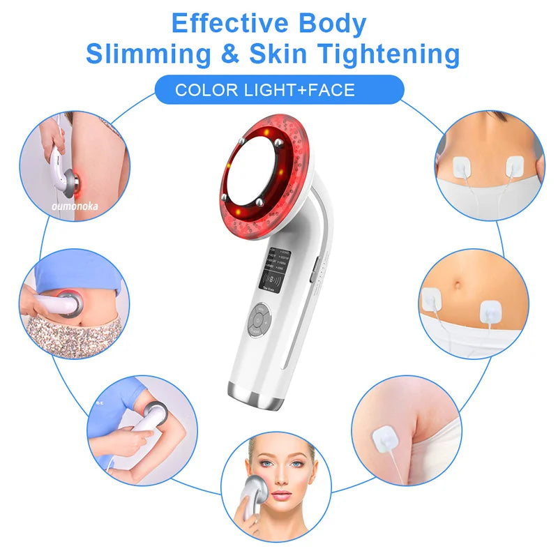 HIFU Face Lifting Machine – Facial Massager with Red Light Therapy