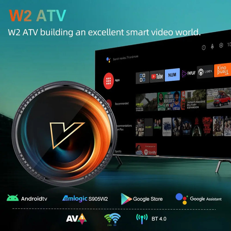 W2 ATV TV Box - Android 11, 4K