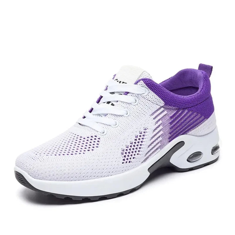 Ladies Breathable Running Sneakers - Lightweight Mesh Training Shoes