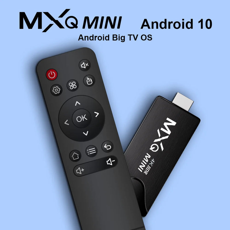 MXQMINI Android TV Stick 4K HD