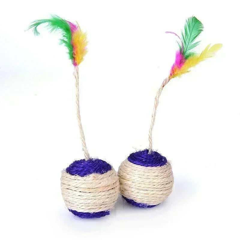 Sisal Scratching Ball Toy for Kittens