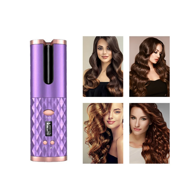 Portable Automatic Curling Iron – Cordless & Easy Styling