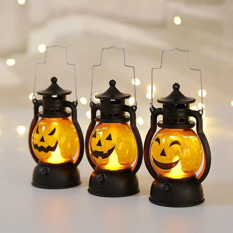 Pumpkin LED Lantern Decor