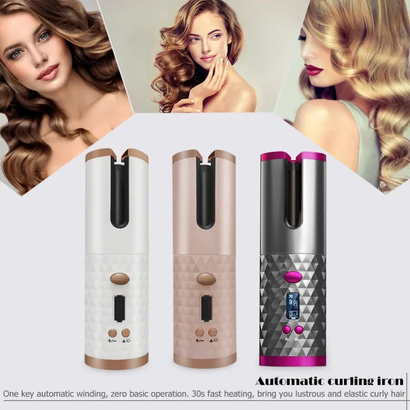 Wireless Auto Hair Curler – Quick, Silky Curls