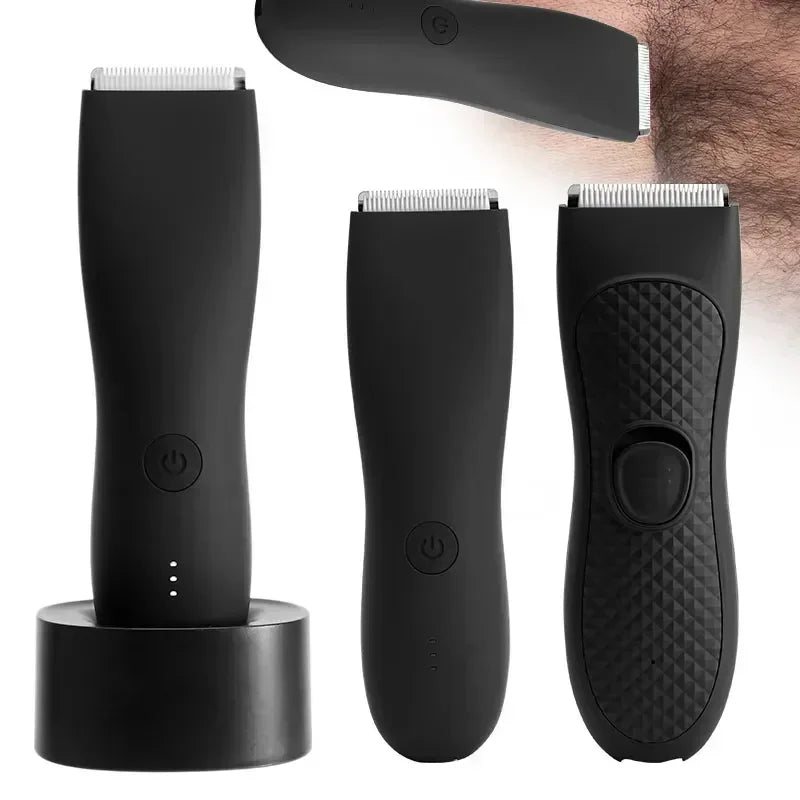 Men's Rechargeable Body & Groin Hair Trimmer - Electric Groomer