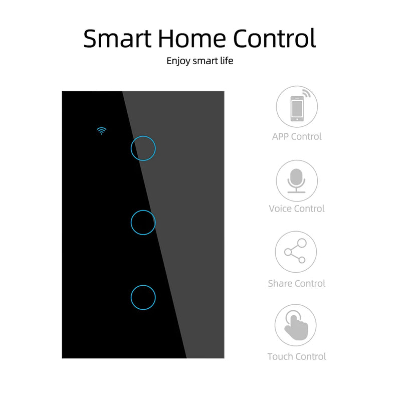 Smart Home WiFi Light Switch - Voice Control for Alexa & Google Home