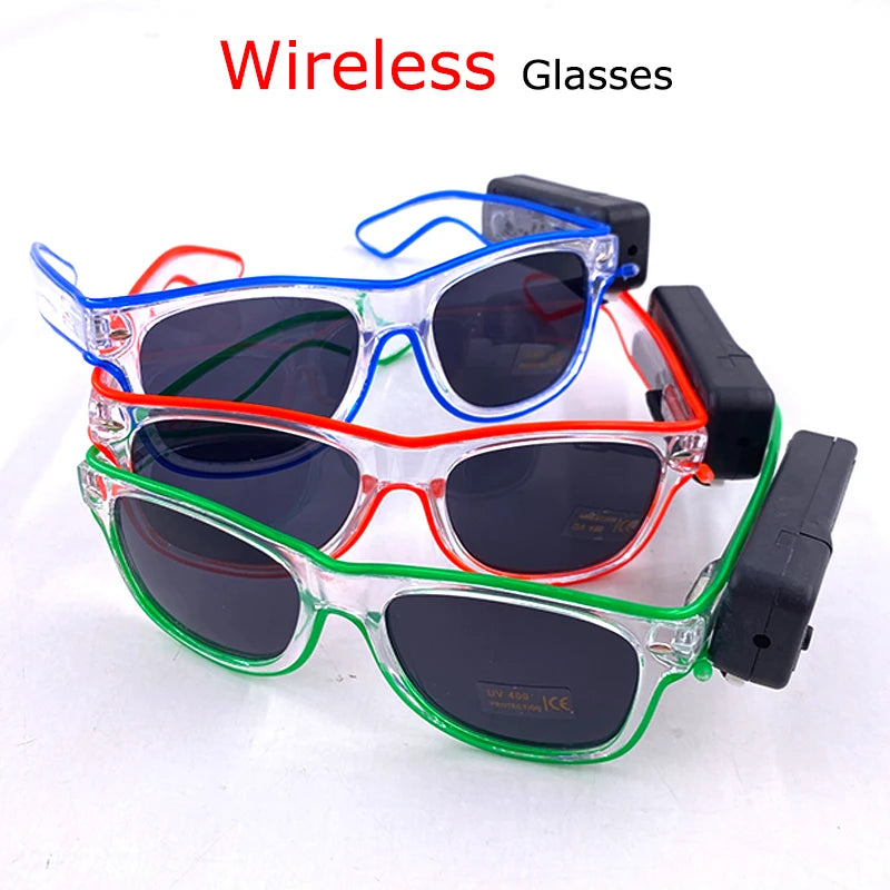 Neon leuchtende Partybrille