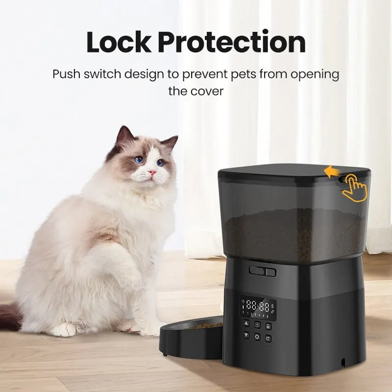 Automatic Pet Food Dispenser for Cats & Dogs